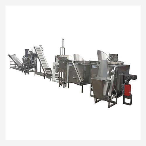 半自动燃气煎炸机