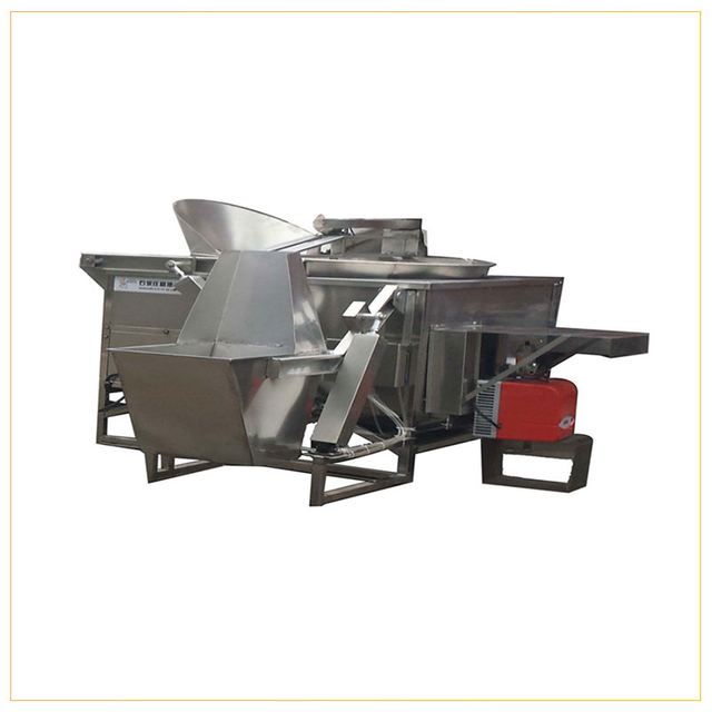 半自动燃气油炸机